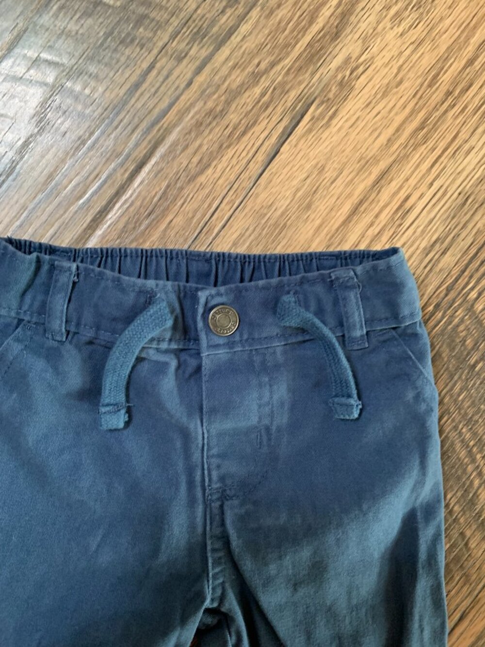 Boys size 6 months Carter's Blue Pants (2 pairs) and Red Shorts Jumper One-Piece - Picture 3 of 10